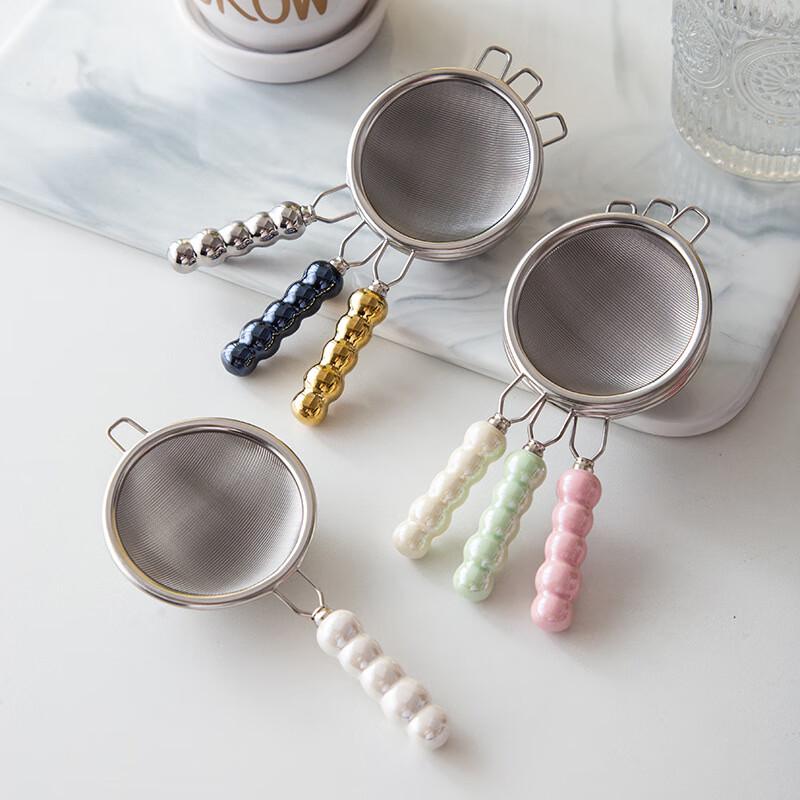 Cute Ceramic Handle 304 Stainless Steel Tea Strainer
Cute Ceramic Handle 304 Stainless Steel Tea Strainer
