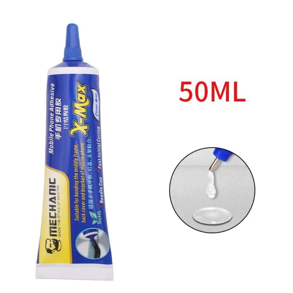 X-MAX PP Structural Adhesive Glue 50ML Black Transparent Repair Border Glue Liquid Glue Phone Frame LCD Screen Back Cover Repair прозорий
X-MAX PP Structural Adhesive Glue 50ML Black Transparent Repair Border Glue Liquid Glue Phone Frame LCD Screen Back Cover Repair прозорий