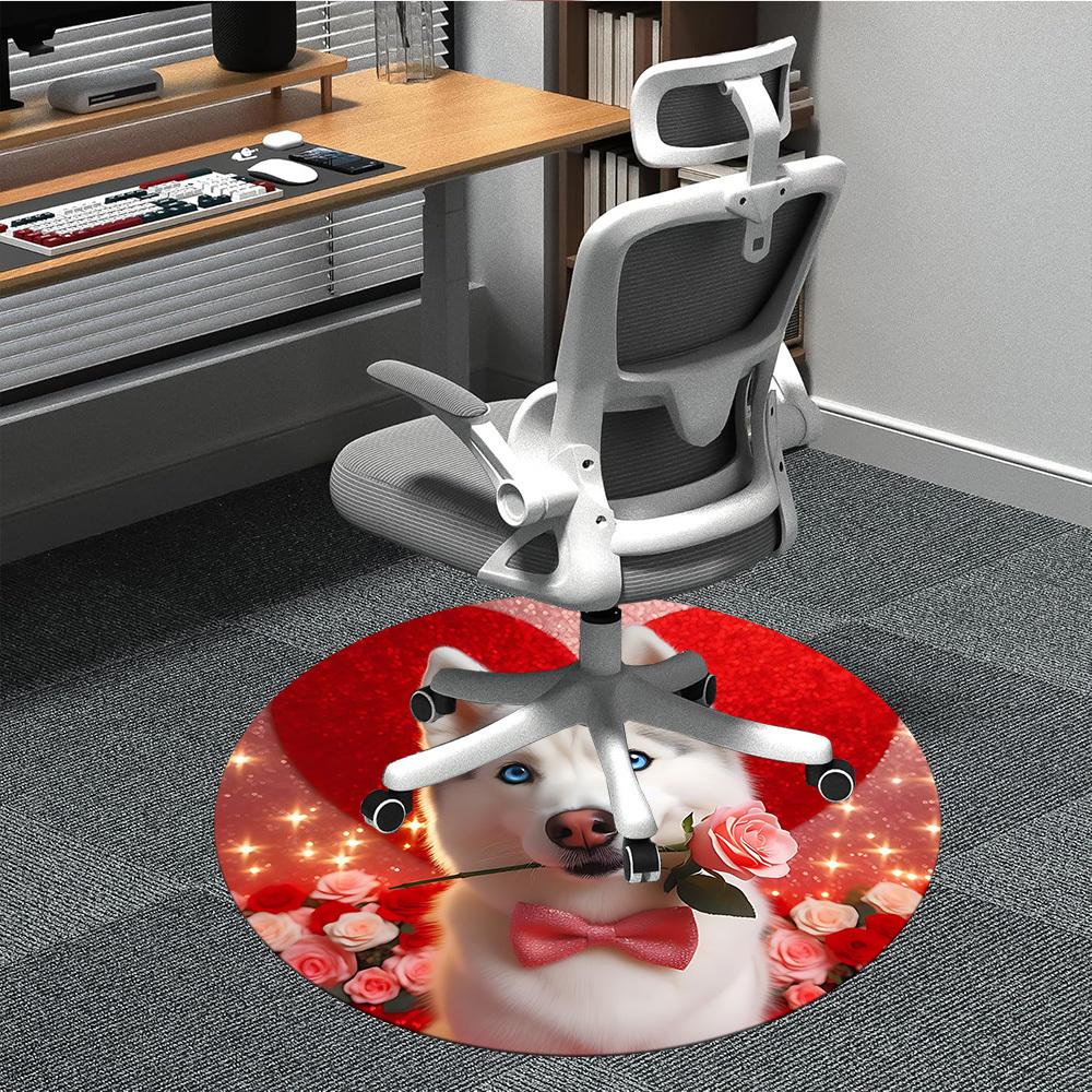 1pc Siberian Husky Chair Carpet for Office Non-Slip, Machine Washable Rug for Office - Holiday DecorMachine Made yy251029033 80cm by 80cm
1pc Siberian Husky Chair Carpet for Office Non-Slip, Machine Washable Rug for Office - Holiday DecorMachine Made yy251029033 80cm by 80cm