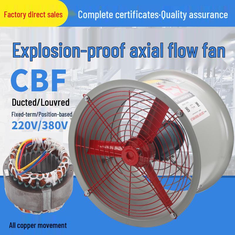 High-Power Explosion-Proof Axial Fan with External Rotor for Workshop and Kitchen Ventilation
High-Power Explosion-Proof Axial Fan with External Rotor for Workshop and Kitchen Ventilation