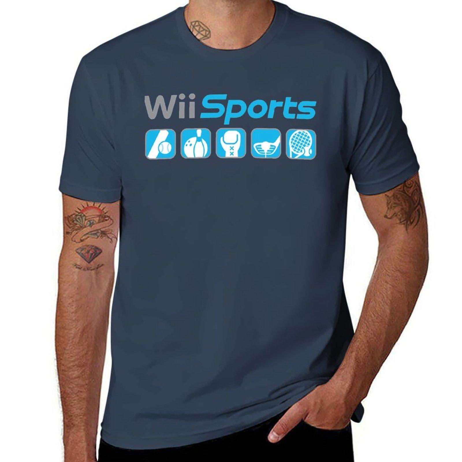 Футболка Wii Sports хлопковая футболка мужская футболки для мужчины графическая винтажная футболка S
Футболка Wii Sports хлопковая футболка мужская футболки для мужчины графическая винтажная футболка S