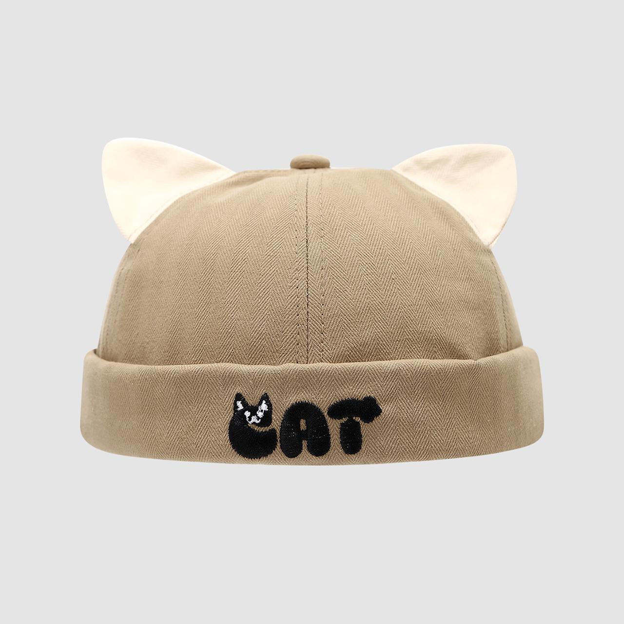 Solid Color Dome Baby Docker Cap Cute Cartoon Boys Girls Brimless Hat With Ears Toddler Kids Drawstring Adjustable Melon Cap 50-52cm 2-5Year хакі
Solid Color Dome Baby Docker Cap Cute Cartoon Boys Girls Brimless Hat With Ears Toddler Kids Drawstring Adjustable Melon Cap 50-52cm 2-5Year хакі