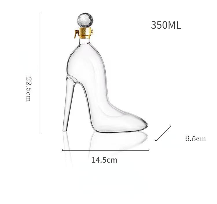 High Quality Lead-free Glass Craft Wine Bottle High Heeled Shoe Red Wine Decanter Wine Container White Wine Bottle Bar Tools
High Quality Lead-free Glass Craft Wine Bottle High Heeled Shoe Red Wine Decanter Wine Container White Wine Bottle Bar Tools