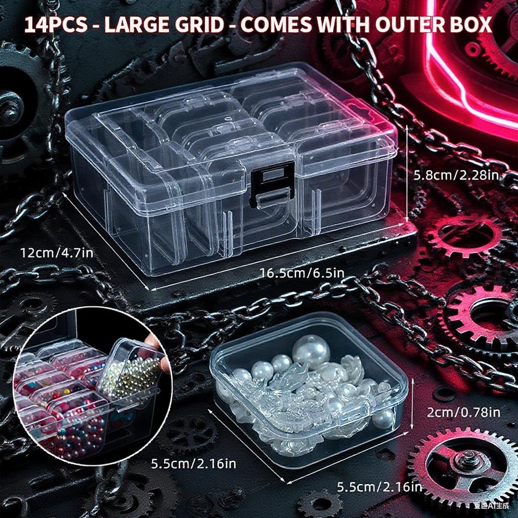 Affordable Multifunctional Storage Box Universal Covered Box for Jewelry Beads Hardware Accessories - 30/14 Compartments M
Affordable Multifunctional Storage Box Universal Covered Box for Jewelry Beads Hardware Accessories - 30/14 Compartments M