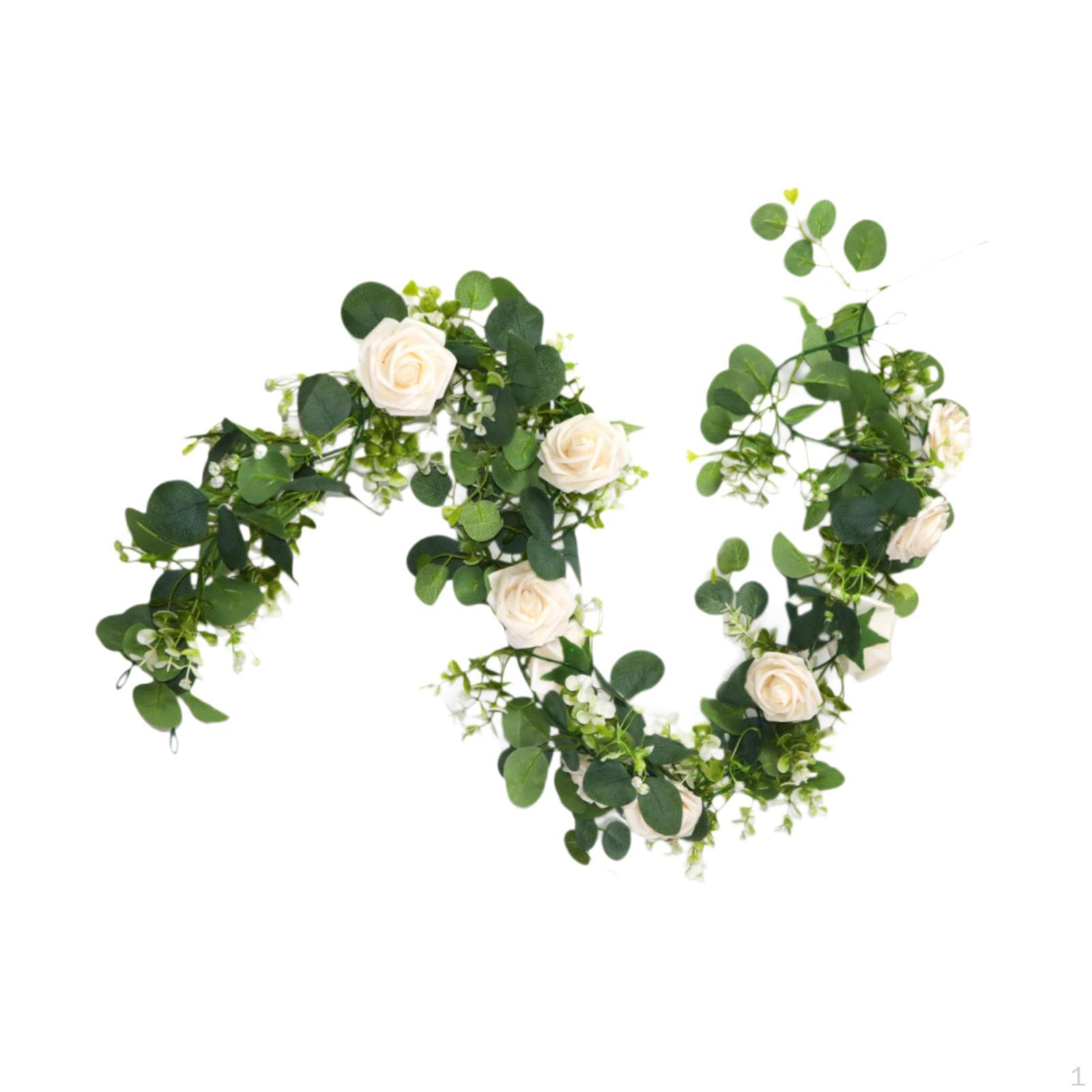 Artificial Eucalyptus Flower Garland Faux Rose Vine Gypsophila Greenery Floral шампанського
Artificial Eucalyptus Flower Garland Faux Rose Vine Gypsophila Greenery Floral шампанського
