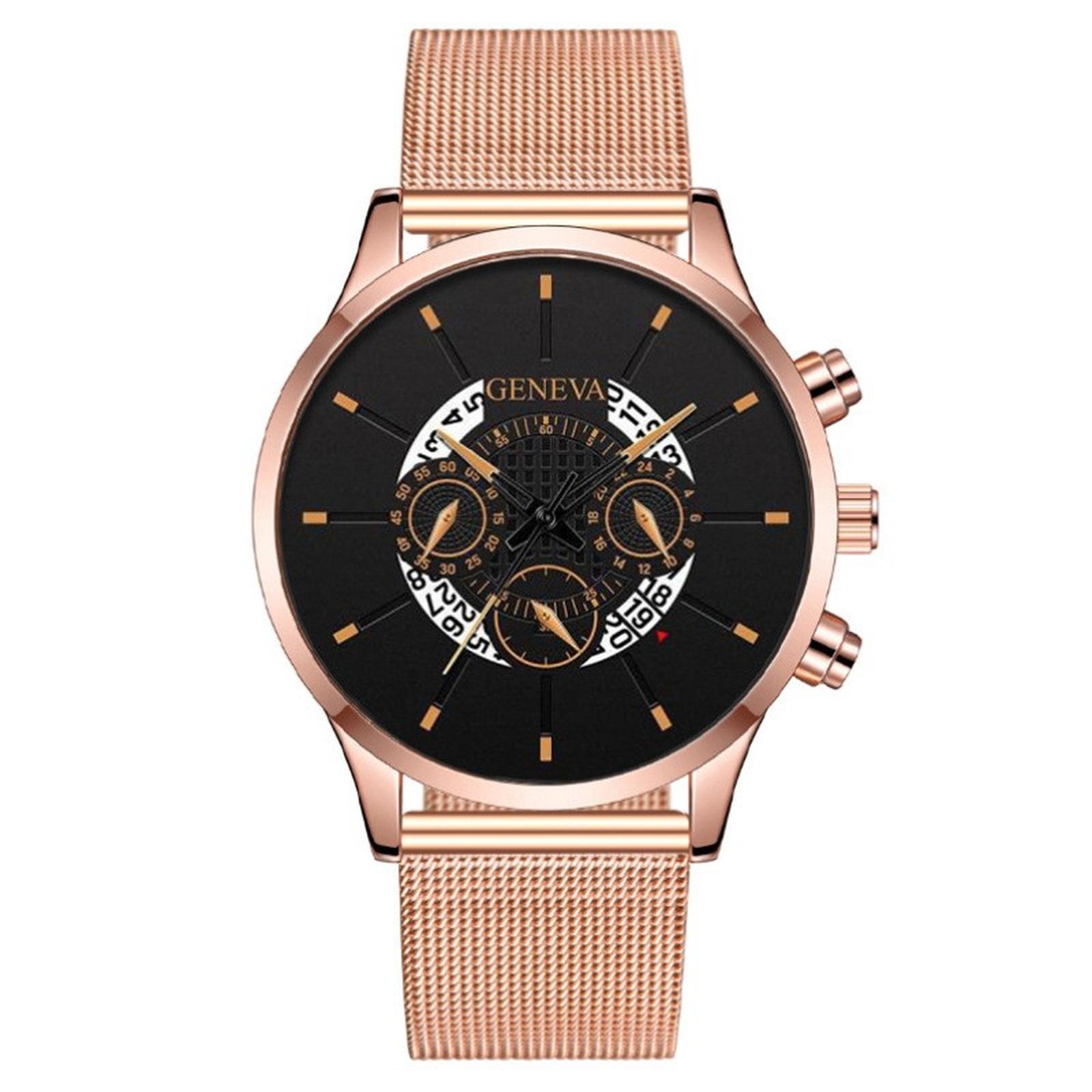 Mens Leather Business Fashion Watch Strap Watch For Gift Giving One Size
Mens Leather Business Fashion Watch Strap Watch For Gift Giving One Size