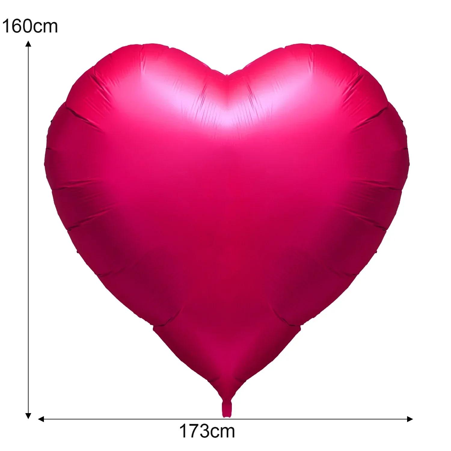 63 Inch Huge Balloons Heart-shaped Aluminum Foil Balloon Wedding Birthday Anniversary Engagement Valentine s Day Decor Balloon 1PC&63inch рожевий червоний колір
63 Inch Huge Balloons Heart-shaped Aluminum Foil Balloon Wedding Birthday Anniversary Engagement Valentine s Day Decor Balloon 1PC&63inch рожевий червоний колір