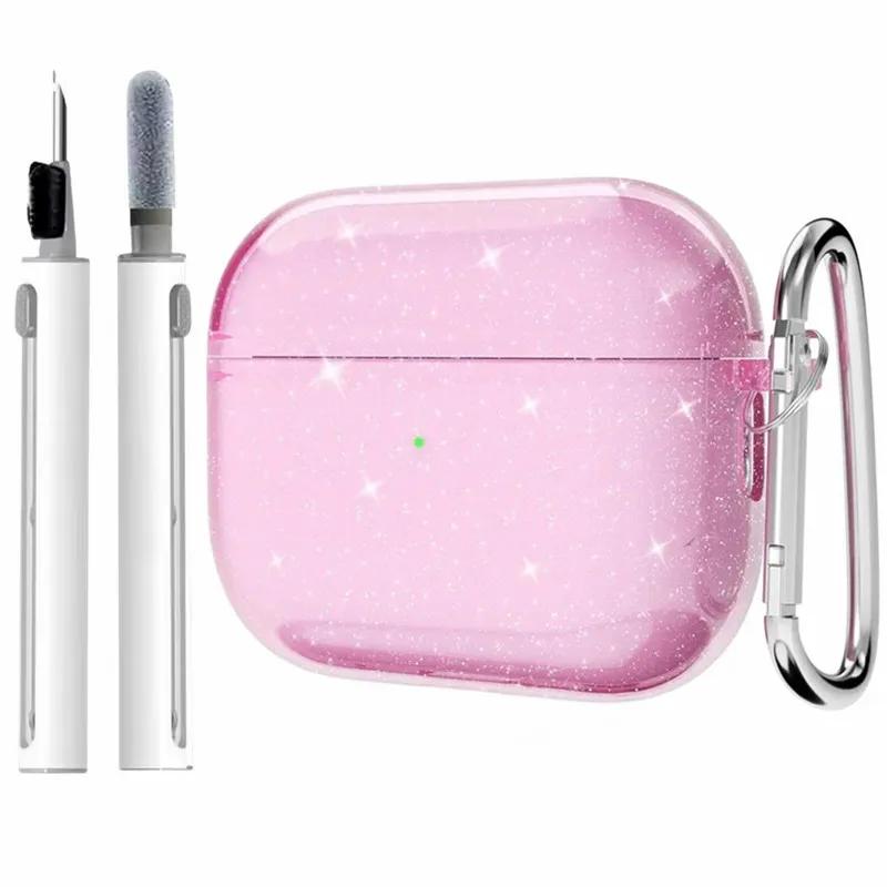 2 in 1 Bling Glitter Soft Earphone Case for Airpods Pro 2 3 2026 Generation Air Pods 4 3 1 Gen Cover with Keychain Accessories For Airpods 1 or 2
2 in 1 Bling Glitter Soft Earphone Case for Airpods Pro 2 3 2026 Generation Air Pods 4 3 1 Gen Cover with Keychain Accessories For Airpods 1 or 2