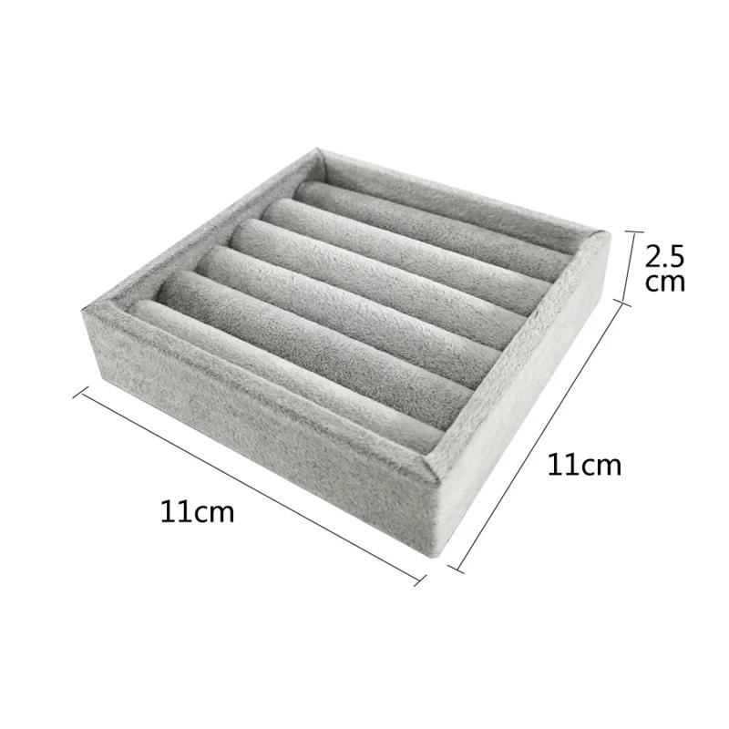 Фланелевый поднос для демонстрации колец, поднос для серег, поднос для хранения колец, поднос для демонстрации ювелирных изделий на прилавке, реквизит для демонстрации ювелирных изделий серый
Фланелевый поднос для демонстрации колец, поднос для серег, поднос для хранения колец, поднос для демонстрации ювелирных изделий на прилавке, реквизит для демонстрации ювелирных изделий серый