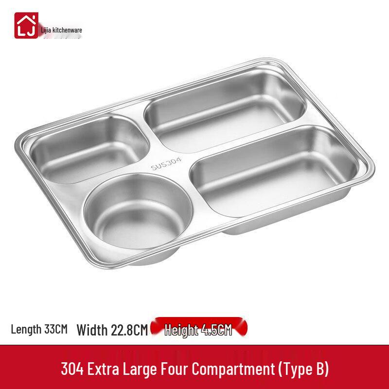Lija Stainless Steel 4-Compartment Bento Box
Lija Stainless Steel 4-Compartment Bento Box