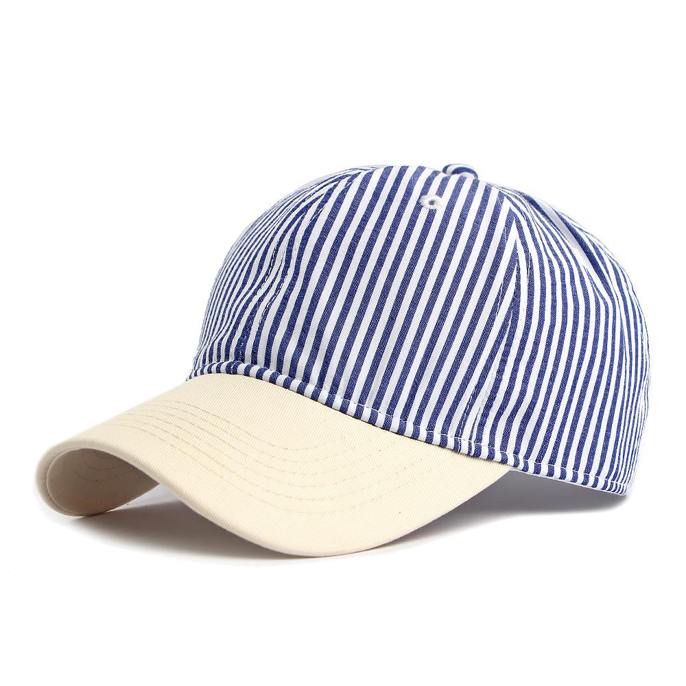 Striped Men Baseball Cap Women Sunscreen Sun Hat темно-синього кольору
Striped Men Baseball Cap Women Sunscreen Sun Hat темно-синього кольору