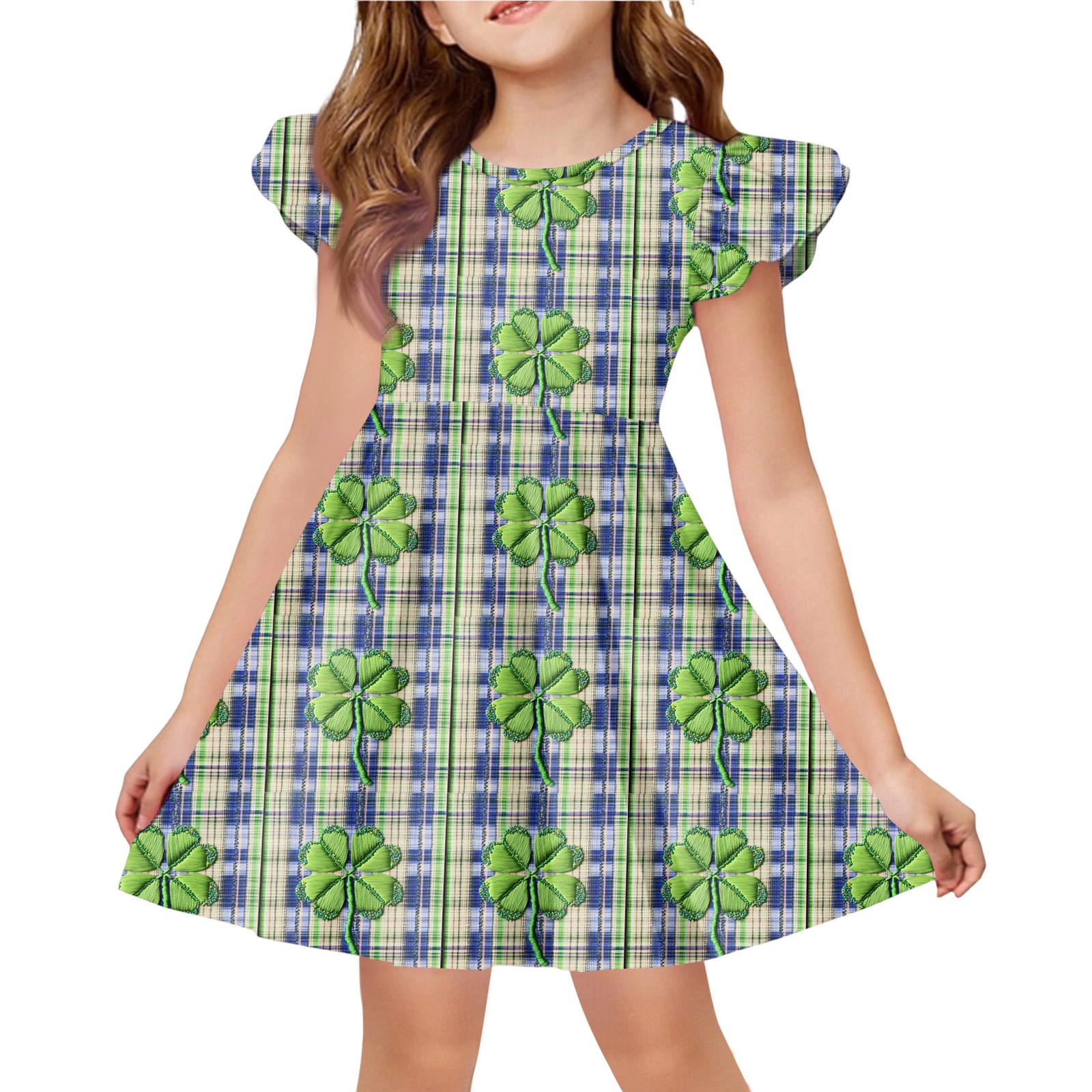 Girls Summer Princess Dress - A-Line T-Shirt Dress St. Patrick s Day 160
Girls Summer Princess Dress - A-Line T-Shirt Dress St. Patrick s Day 160