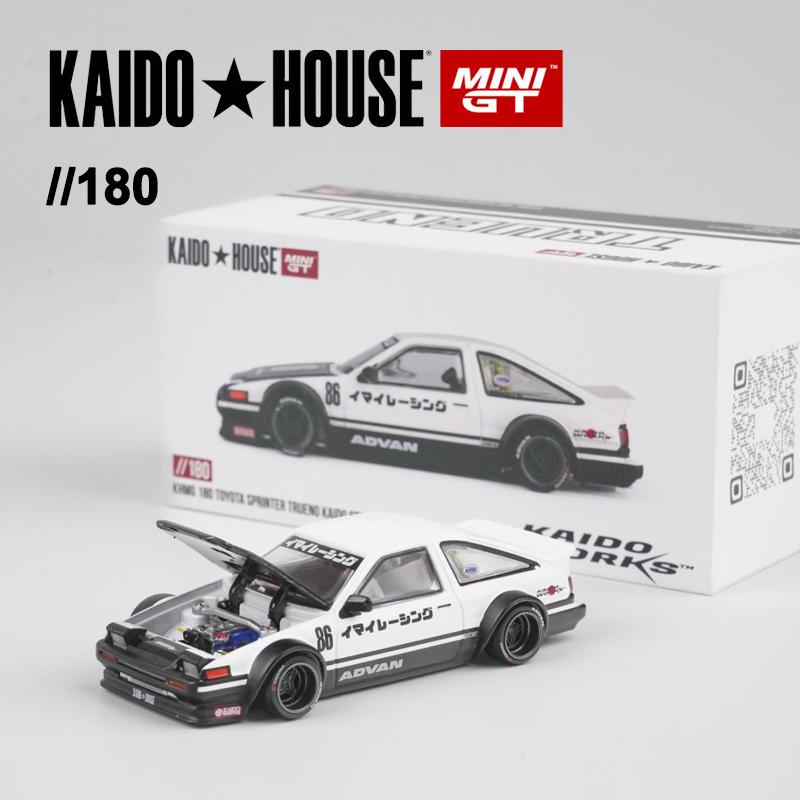 Kaido House Toyota AE86 White Sprinter Trueno Kaido Racing V1 Alloy Car Model 196 180
Kaido House Toyota AE86 White Sprinter Trueno Kaido Racing V1 Alloy Car Model 196 180