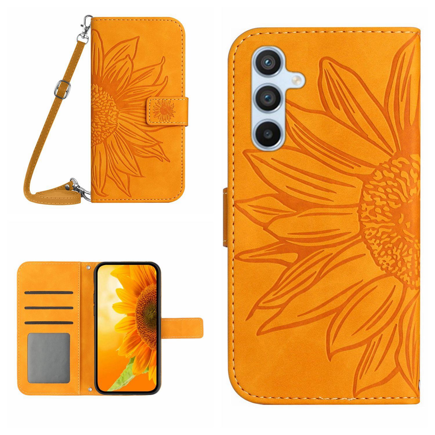 HT04 For Samsung Galaxy A25 5G (Global) (161.0 x 76.5 x 8.3mm) Leather Wallet Case Stand Phone Cover with Shoulder Strap Yellow
HT04 For Samsung Galaxy A25 5G (Global) (161.0 x 76.5 x 8.3mm) Leather Wallet Case Stand Phone Cover with Shoulder Strap Yellow