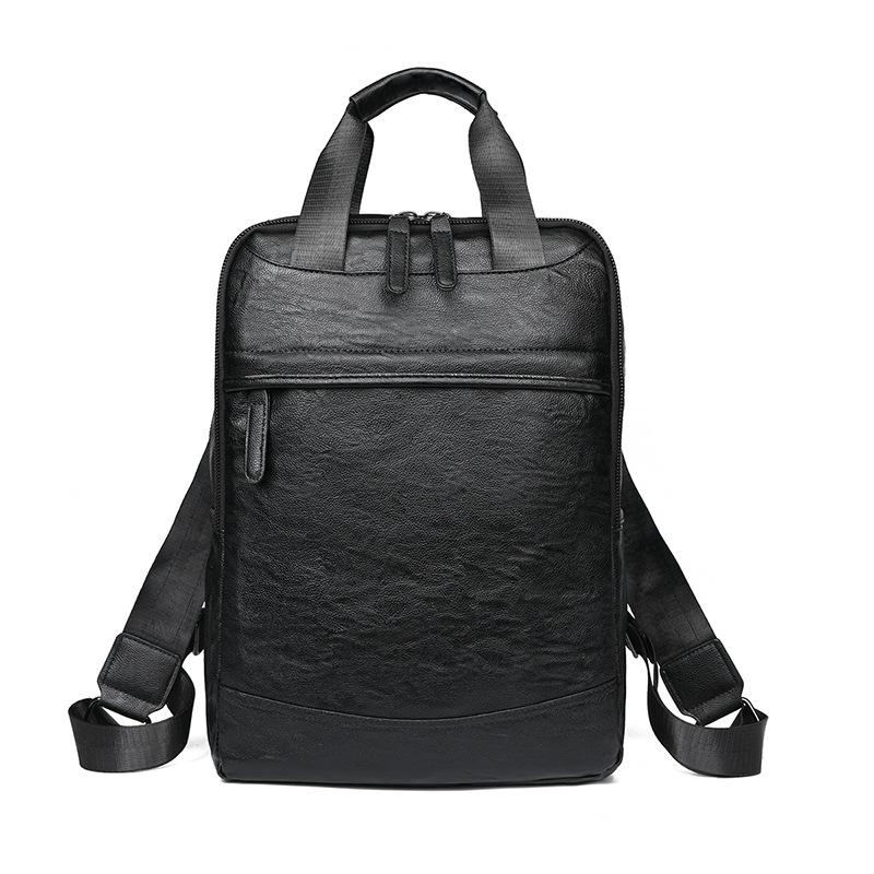 Backpack Men S Large Capacity Street Trend Casual College Student Backpack Pu Leather Backpack Men S Bag чорний
Backpack Men S Large Capacity Street Trend Casual College Student Backpack Pu Leather Backpack Men S Bag чорний