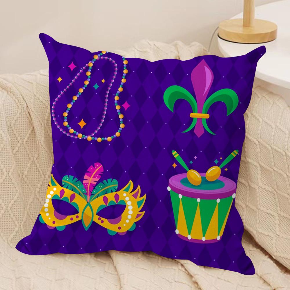 Happy Mardi Gras Cushion Cover Soft Plush DoubleSided Printed Sofa Pillow Cushion Cover Cozy AllSeason Durable Decor Gift 30x30cm
Happy Mardi Gras Cushion Cover Soft Plush DoubleSided Printed Sofa Pillow Cushion Cover Cozy AllSeason Durable Decor Gift 30x30cm