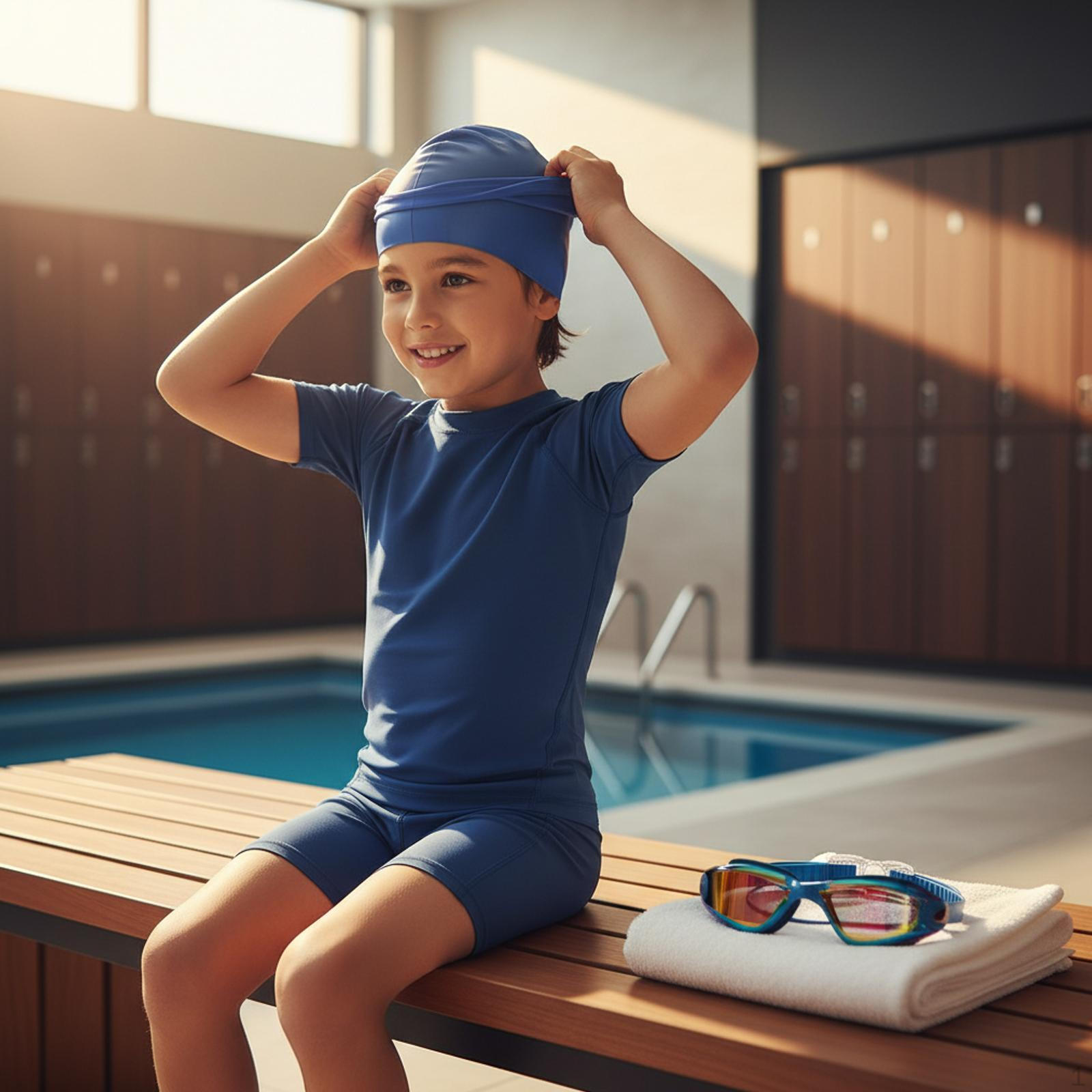 5 Pieces Swim Goggles and Cap with Nose Clip Earplugs Glasses Diving Eyewear for Swimming Pool Blue
5 Pieces Swim Goggles and Cap with Nose Clip Earplugs Glasses Diving Eyewear for Swimming Pool Blue