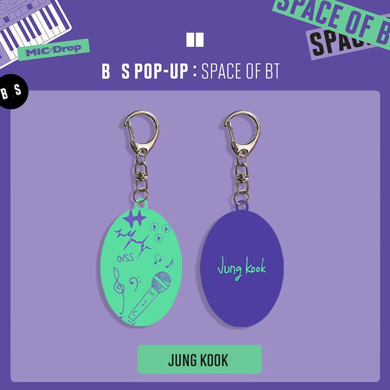 BTS SPACE OF BTS POP-UP Keychain, Double-Sided Music & Member Design Charm, Kpop ARMY Fans Collectible Bag Pendant JUNGKOOK
BTS SPACE OF BTS POP-UP Keychain, Double-Sided Music & Member Design Charm, Kpop ARMY Fans Collectible Bag Pendant JUNGKOOK