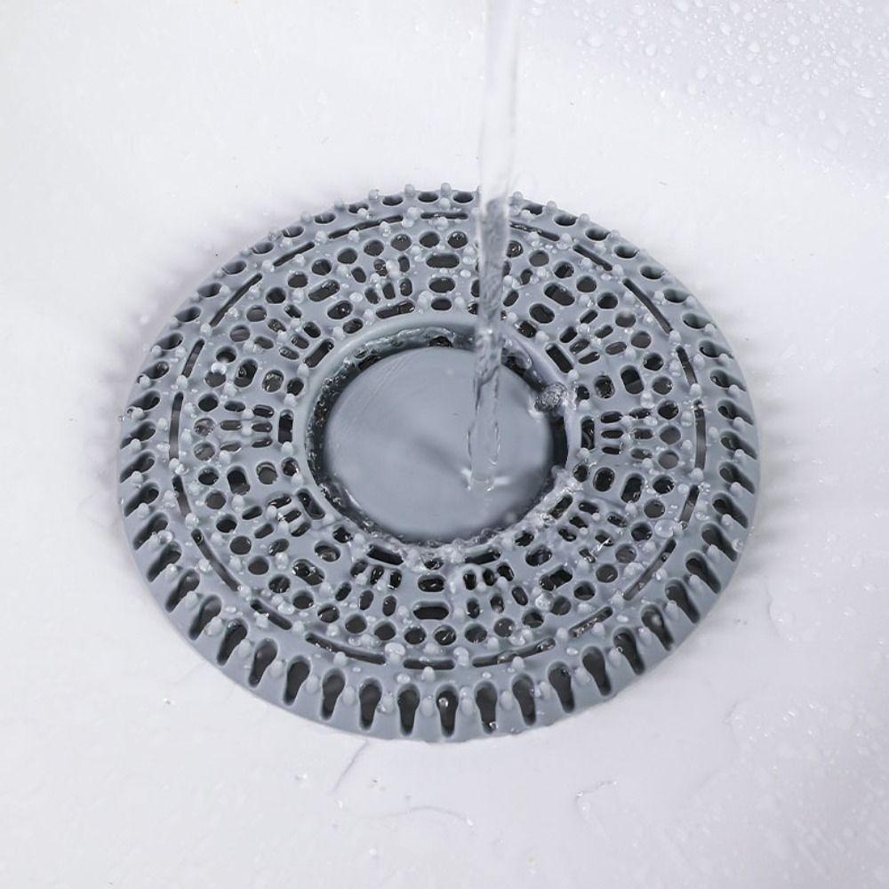 2pcs Round Shape Hair Catcher Stopper Flexible Floor Drain Cover Strainer Bathroom сірий
2pcs Round Shape Hair Catcher Stopper Flexible Floor Drain Cover Strainer Bathroom сірий