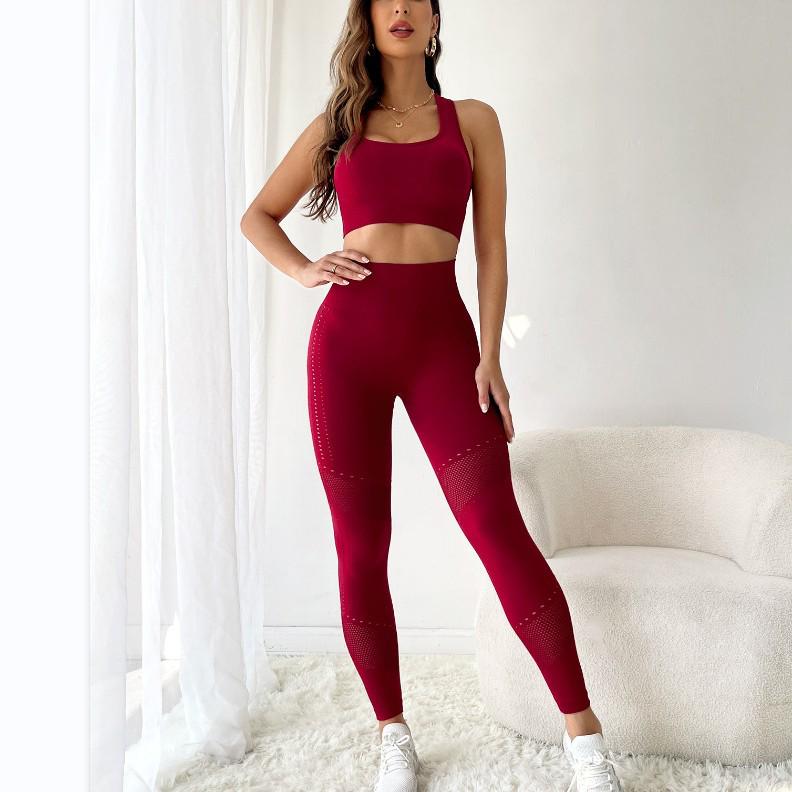 High-End Influencer Yoga Sportswear Set: Light-Style Peach Hips Sports Bra with Chest Pads Small бордовий
High-End Influencer Yoga Sportswear Set: Light-Style Peach Hips Sports Bra with Chest Pads Small бордовий