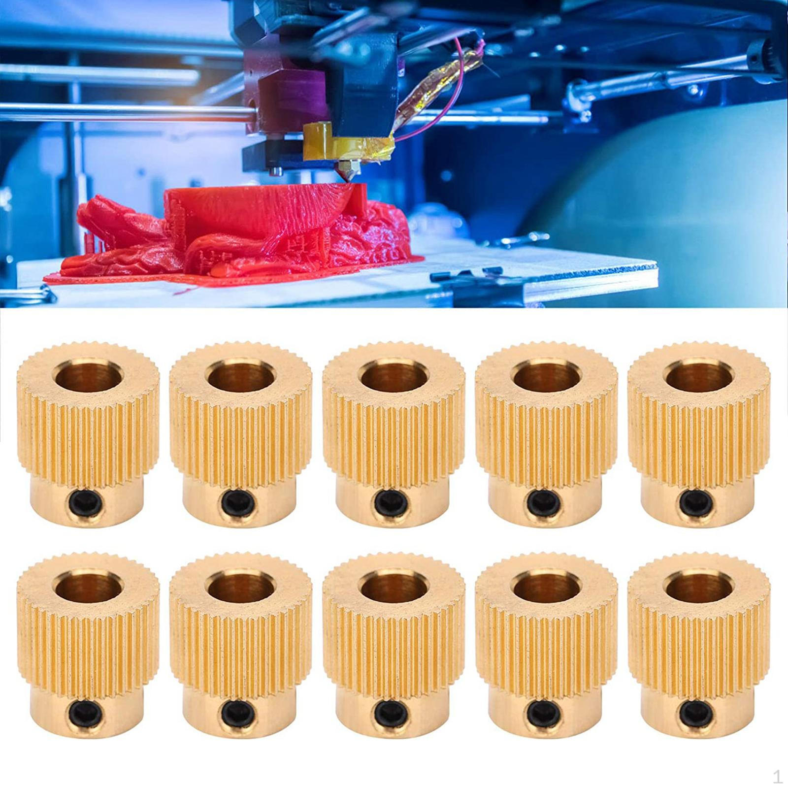Pack of 10 Extruder Disks 40 Bore 5 Mm Brass Drive Wheel .75 And 3 3D Printer Filament
Pack of 10 Extruder Disks 40 Bore 5 Mm Brass Drive Wheel .75 And 3 3D Printer Filament