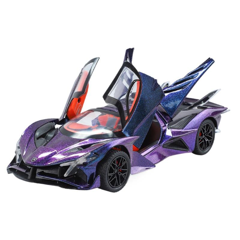 Масштаб 1/24 Проект Аполлон EVO Суперкар Литой сплав Модель автомобиля Звук и свет Коллекционные украшения Игрушки для мальчиков Подарки для детей фиолетовый
Масштаб 1/24 Проект Аполлон EVO Суперкар Литой сплав Модель автомобиля Звук и свет Коллекционные украшения Игрушки для мальчиков Подарки для детей фиолетовый