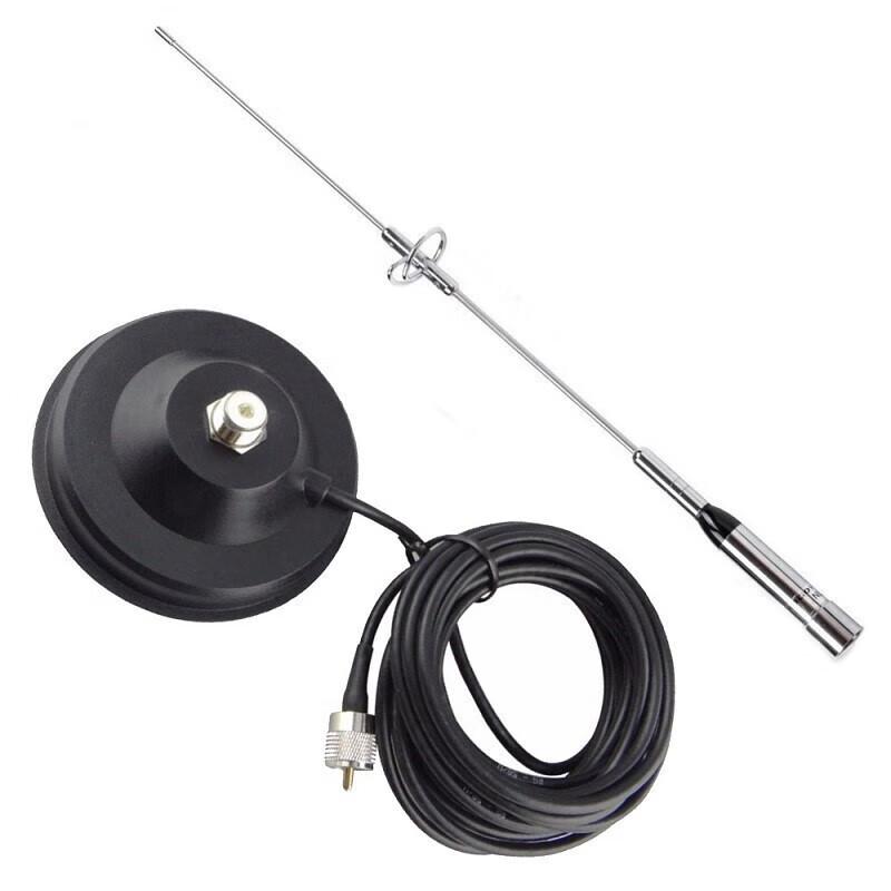 MEHERO NL-770S UV Dual Band Car Suction Cup Antenna (CN version)
MEHERO NL-770S UV Dual Band Car Suction Cup Antenna (CN version)