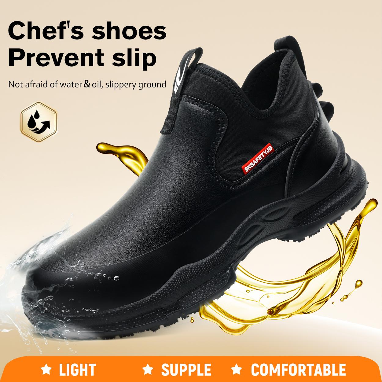 Men Women EVA Chef Shoes Non-slip Waterproof Oil-proof Shoes Comfortable Workers Leather Outdoor Fishing Chef Boots 41
Men Women EVA Chef Shoes Non-slip Waterproof Oil-proof Shoes Comfortable Workers Leather Outdoor Fishing Chef Boots 41