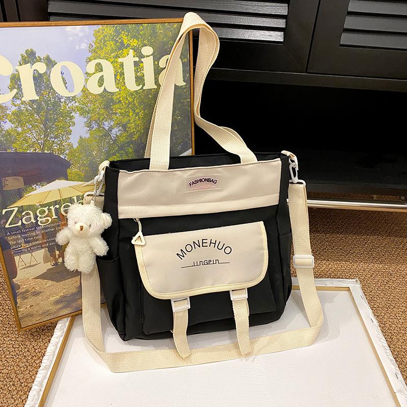 Новая женская нейлоновая косметичка большой вместимости в стиле колледжа, корейская легкая студенческая сумка-тоут, через плечо, кроссбоди
Новая женская нейлоновая косметичка большой вместимости в стиле колледжа, корейская легкая студенческая сумка-тоут, через плечо, кроссбоди