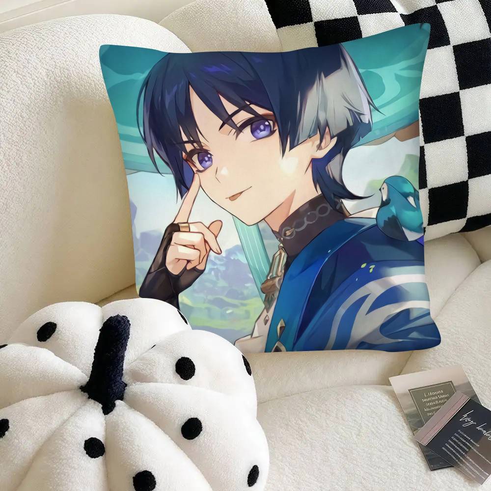 Anime Genshin Impact Cute Wanderer Pillow Case Fashion Square Pillowcase Bedroom Sofa Room Ins Decoration Leisure 40x40cm16x16in
Anime Genshin Impact Cute Wanderer Pillow Case Fashion Square Pillowcase Bedroom Sofa Room Ins Decoration Leisure 40x40cm16x16in