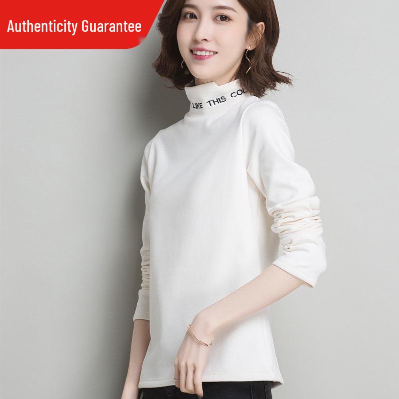 Naiga Women s Black Long-Sleeve Semi-High Neck T-Shirt - Versatile Autumn/Winter Top for Students Large
Naiga Women s Black Long-Sleeve Semi-High Neck T-Shirt - Versatile Autumn/Winter Top for Students Large