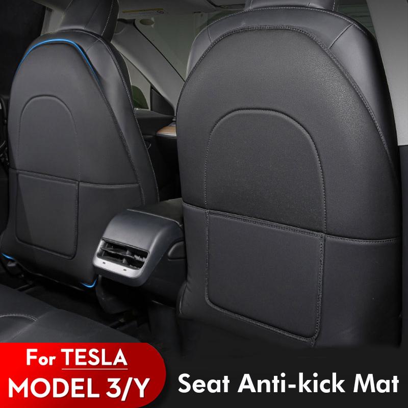 Для Tesla Model 3 / Y Спинка сиденья Защитный коврик Кожаный автомобиль Anti Kick Pad Протектор Детский анти Грязный салон автомобиля 
Для Tesla Model 3 / Y Спинка сиденья Защитный коврик Кожаный автомобиль Anti Kick Pad Протектор Детский анти Грязный салон автомобиля