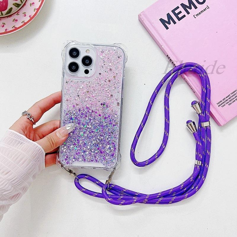 Four Corners Strap Glitter Case For iPhone 17 16 15 Pro Max 11 12 14 Plus 13 Pro Shockproof Crossbody Lanyard Rope Cord Cover for iPhone 17 Pro&Case & Strap
Four Corners Strap Glitter Case For iPhone 17 16 15 Pro Max 11 12 14 Plus 13 Pro Shockproof Crossbody Lanyard Rope Cord Cover for iPhone 17 Pro&Case & Strap