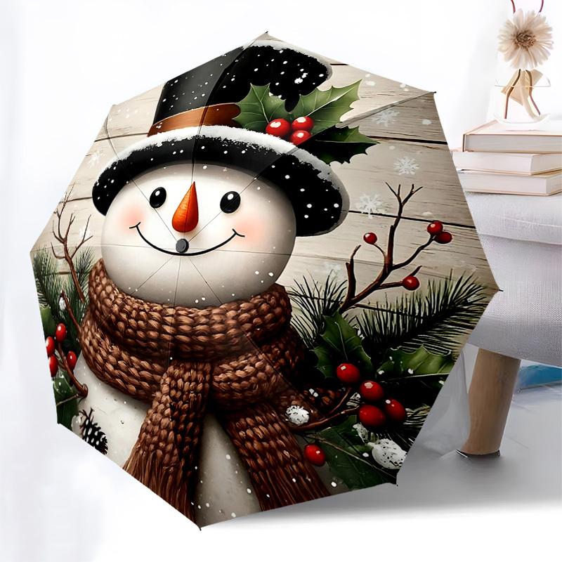 1pc Christmas Snowman Design Automatic Opening Folding Umbrella with 8-Bone Iron Frame, Portable Outdoor for Fans, Travelers, Daily Use, Festive Gift.
1pc Christmas Snowman Design Automatic Opening Folding Umbrella with 8-Bone Iron Frame, Portable Outdoor for Fans, Travelers, Daily Use, Festive Gift.