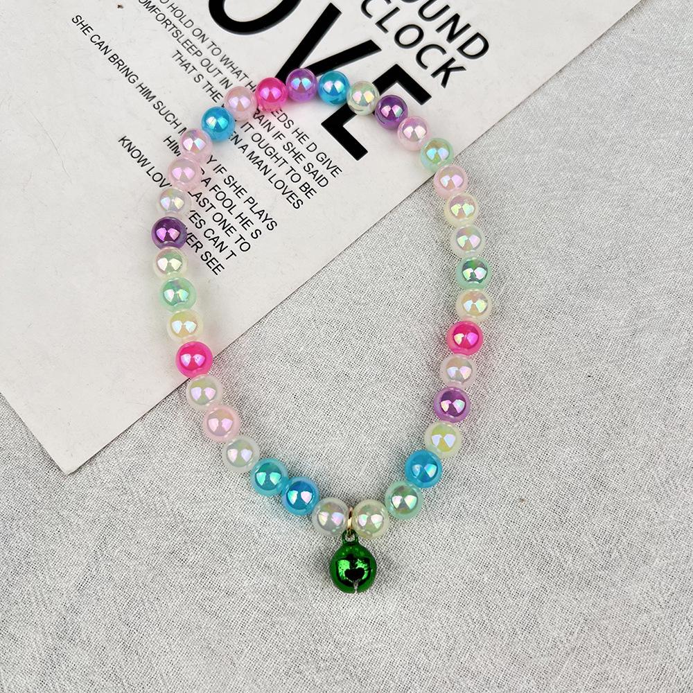 Colorful Elastic Pet Collar with Macaron Bell - Stylish Necklace for Cats and Dogs XS
Colorful Elastic Pet Collar with Macaron Bell - Stylish Necklace for Cats and Dogs XS