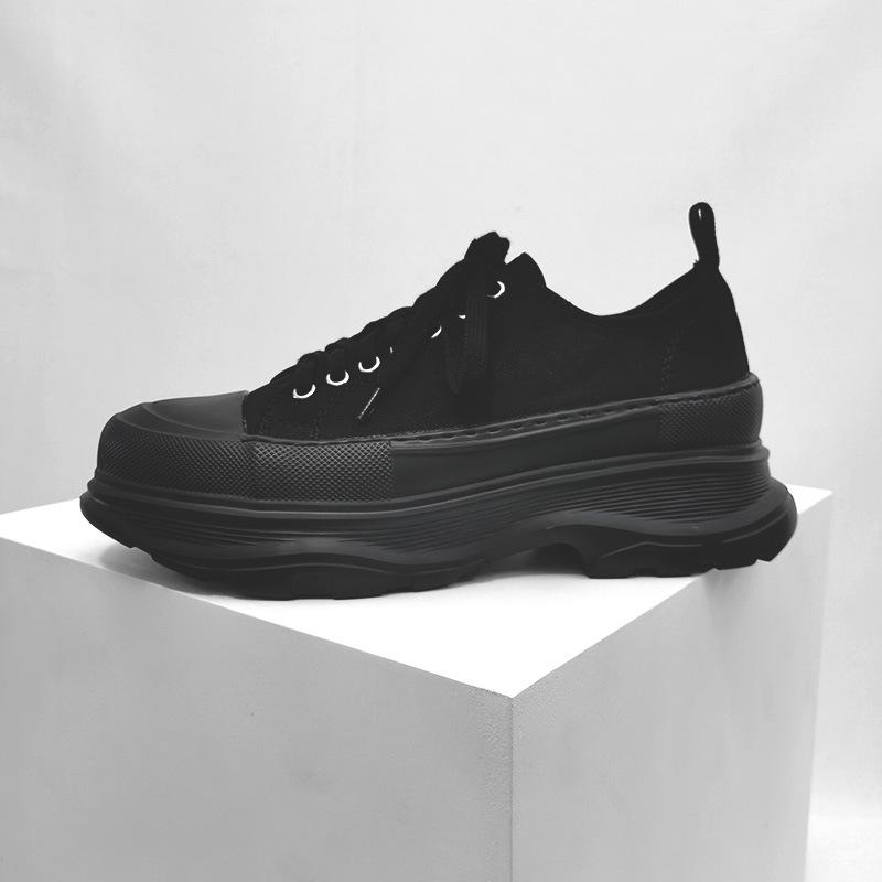 Internet celebrity high-top board shoes little white shoes trendy men and women Korean version white couple canvas Martin boots thick sole heightening 45
Internet celebrity high-top board shoes little white shoes trendy men and women Korean version white couple canvas Martin boots thick sole heightening 45