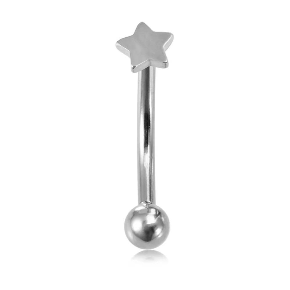 Stud Earrings Stainless Steel Curved Eyebrow Sticks Heart Star Banana Ring Cross Flower Gothic Style Eyebrow Piercing All-gender Barefoot Sandals&Ears
Stud Earrings Stainless Steel Curved Eyebrow Sticks Heart Star Banana Ring Cross Flower Gothic Style Eyebrow Piercing All-gender Barefoot Sandals&Ears