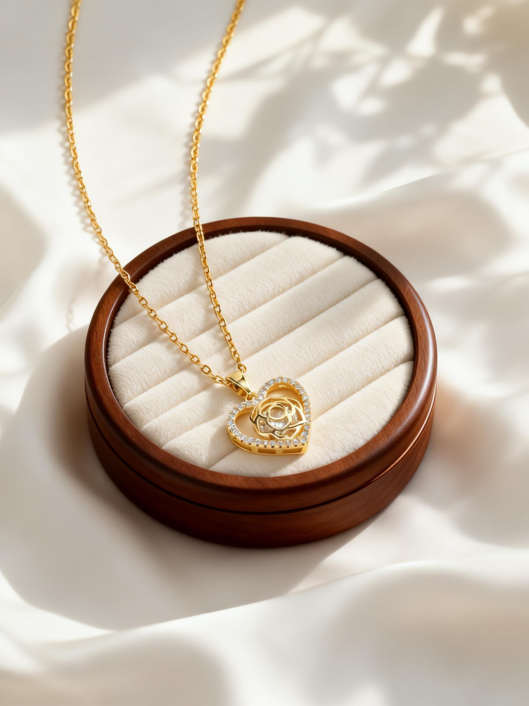 Charm Heart-Shaped Rose Pendant Necklaces for Women O-chain Necklace Fashion Jewelry Mother S Day Gift
Charm Heart-Shaped Rose Pendant Necklaces for Women O-chain Necklace Fashion Jewelry Mother S Day Gift