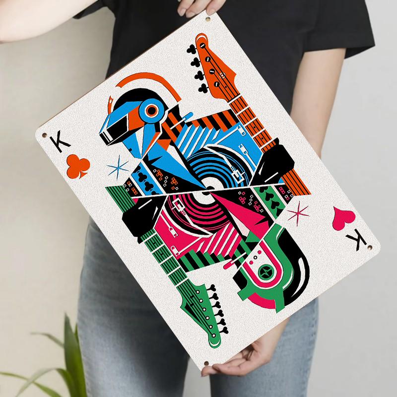 Киберпанк Король Игральная Карта Искусство Металлическое Настенное Украшение Креативное Геометрическое Абстрактное Музыкальная Тема Украшение Дома 20x30cm(7.8x11.8inch)
Киберпанк Король Игральная Карта Искусство Металлическое Настенное Украшение Креативное Геометрическое Абстрактное Музыкальная Тема Украшение Дома 20x30cm(7.8x11.8inch)