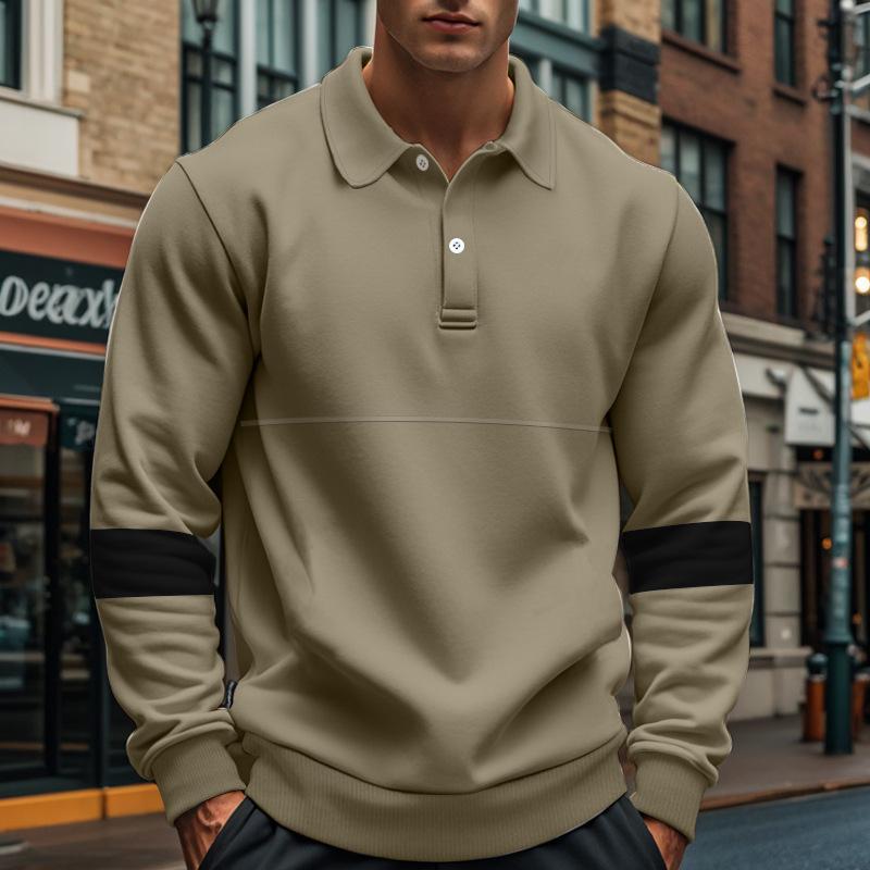 Autumn and Winter Retro Heavy Duty Lapel Tie Button Men s T-shirt Loose Colour Blocking Big Size Long Sleeve Polo Shirt Man XXXL хакі
Autumn and Winter Retro Heavy Duty Lapel Tie Button Men s T-shirt Loose Colour Blocking Big Size Long Sleeve Polo Shirt Man XXXL хакі