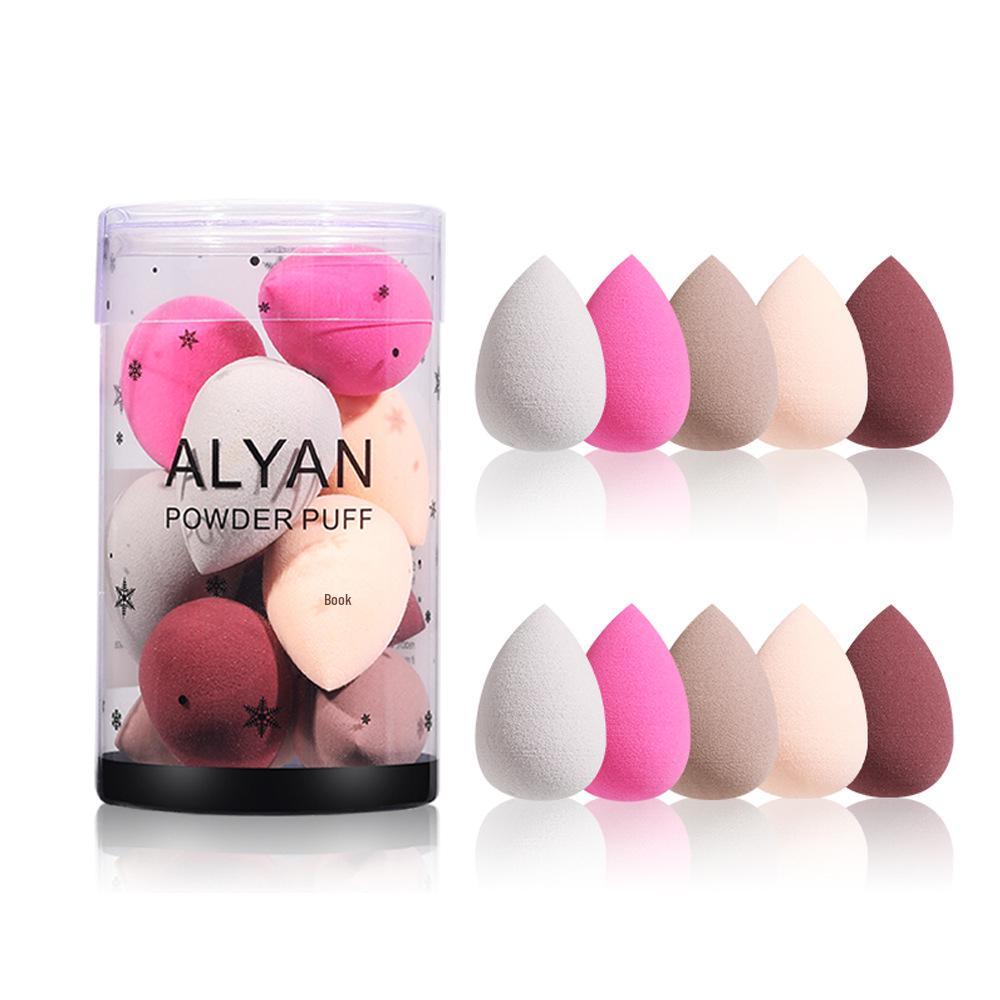 ALYAN 10-Pack Mini Makeup Sponge Cylinder - Expands When Wet, Dual-Use for Foundation & BB Cream.
ALYAN 10-Pack Mini Makeup Sponge Cylinder - Expands When Wet, Dual-Use for Foundation & BB Cream.