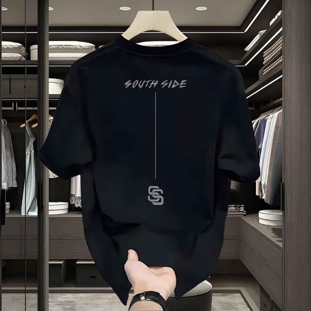 Чоловіча футболка преміум-класу з бавовни з коротким рукавом та принтом - Дихаюча, модна літня футболка з круглим вирізом 2XL
Чоловіча футболка преміум-класу з бавовни з коротким рукавом та принтом - Дихаюча, модна літня футболка з круглим вирізом 2XL