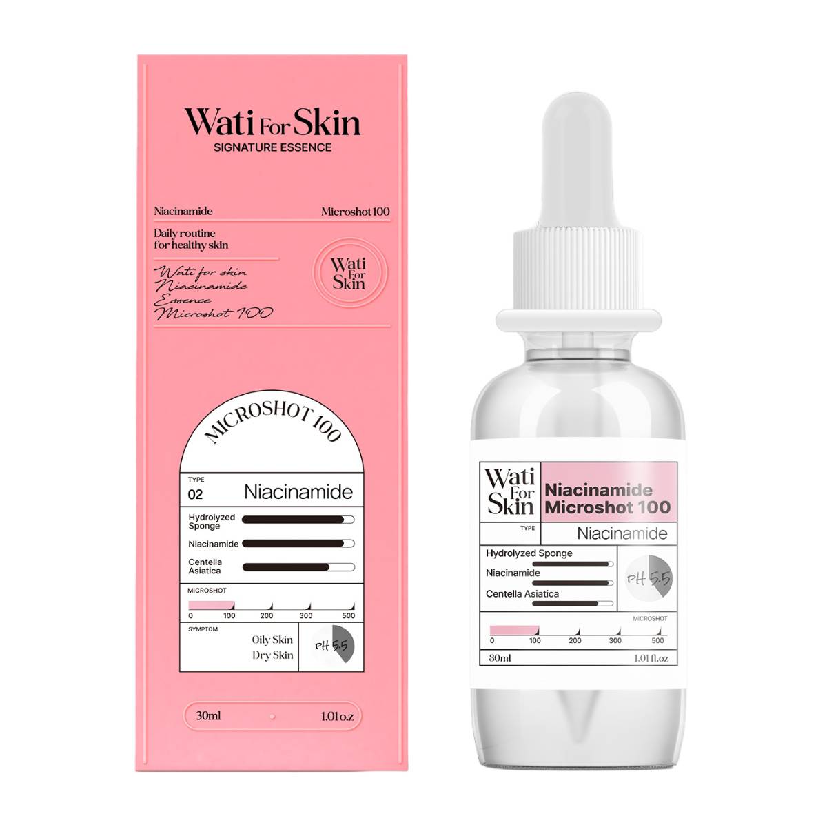 WATI FOR SKIN Skin Essence Microshot 100, 12 видов/30 мл, Антивозрастной, Увлажняющий, Корейская косметика, Kbeauty, пробник Niacinamide Essence
WATI FOR SKIN Skin Essence Microshot 100, 12 видов/30 мл, Антивозрастной, Увлажняющий, Корейская косметика, Kbeauty, пробник Niacinamide Essence