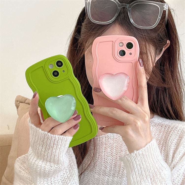 Crystal Love Bracket Silicone Case for Apple 13Pro Max, XS, 11 and 12 - Anti-Fall Full Package with Big Wave Design. iPhone 12
Crystal Love Bracket Silicone Case for Apple 13Pro Max, XS, 11 and 12 - Anti-Fall Full Package with Big Wave Design. iPhone 12