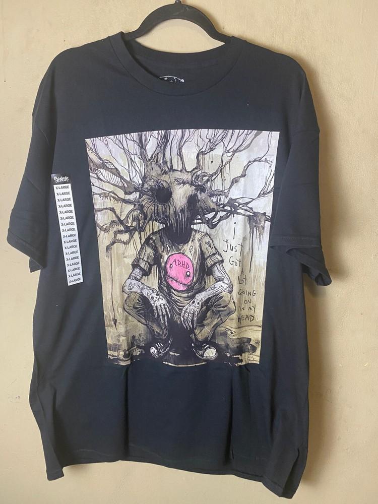 Gus Fink ADHD Spencer s Tree Head ART Street wear Graphic Tee SZ L- NWT Unisex T-Shirt M
Gus Fink ADHD Spencer s Tree Head ART Street wear Graphic Tee SZ L- NWT Unisex T-Shirt M