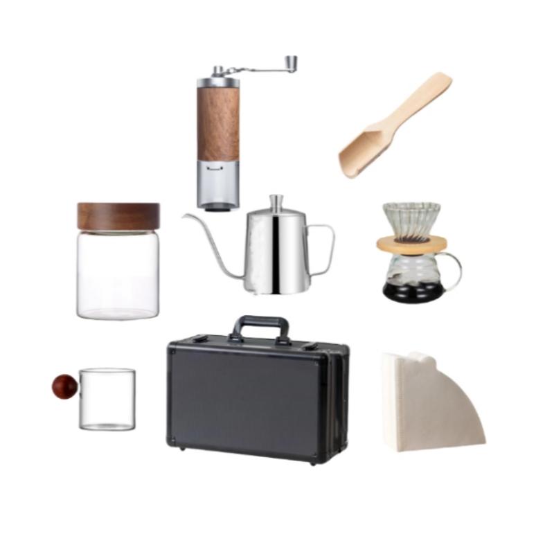 Набор для приготовления кофе, набор для приготовления кофе капельным способом «все в одном», набор для ручной кофемолки, идеальный подарок на годовщину дня рождения