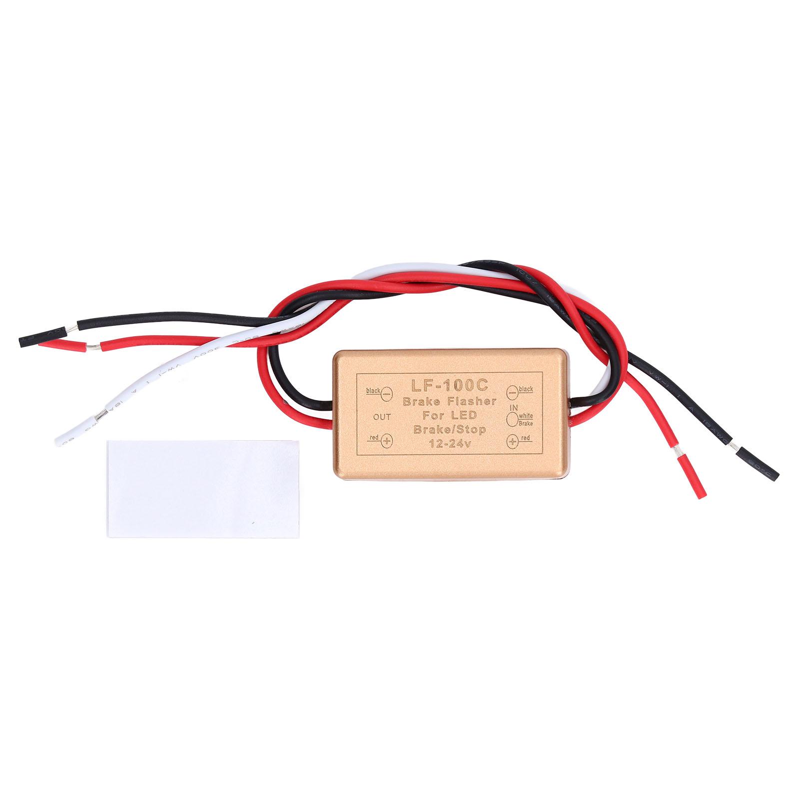 LED Flash Strobe Controller ABS Car Flasher Module for Electric Bicycles Motor Vehicles
LED Flash Strobe Controller ABS Car Flasher Module for Electric Bicycles Motor Vehicles
