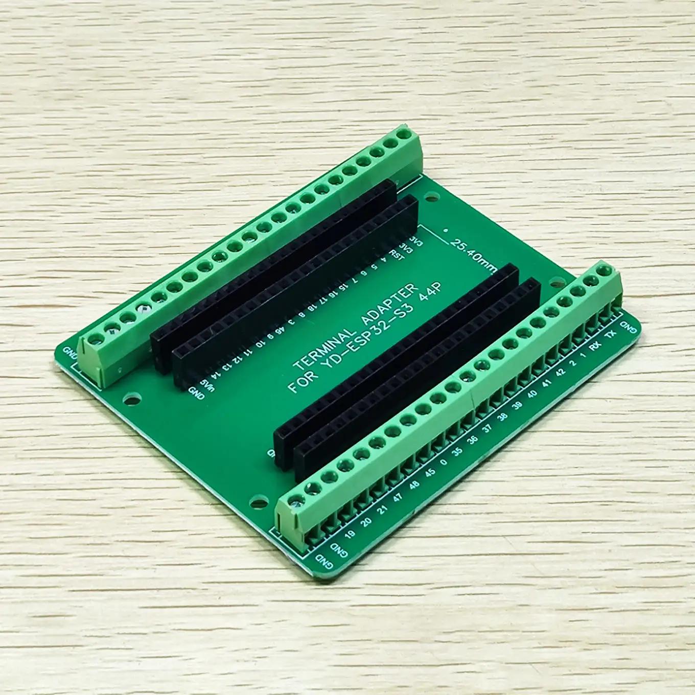 Плата розробки ESP32 S3 з комплектом адаптера розширення 2.4G Wifi BT модуль ESP32-S3WROOM1 N8R2 N16R8 44-контактний Type-C ESP32-S3
Плата розробки ESP32 S3 з комплектом адаптера розширення 2.4G Wifi BT модуль ESP32-S3WROOM1 N8R2 N16R8 44-контактний Type-C ESP32-S3