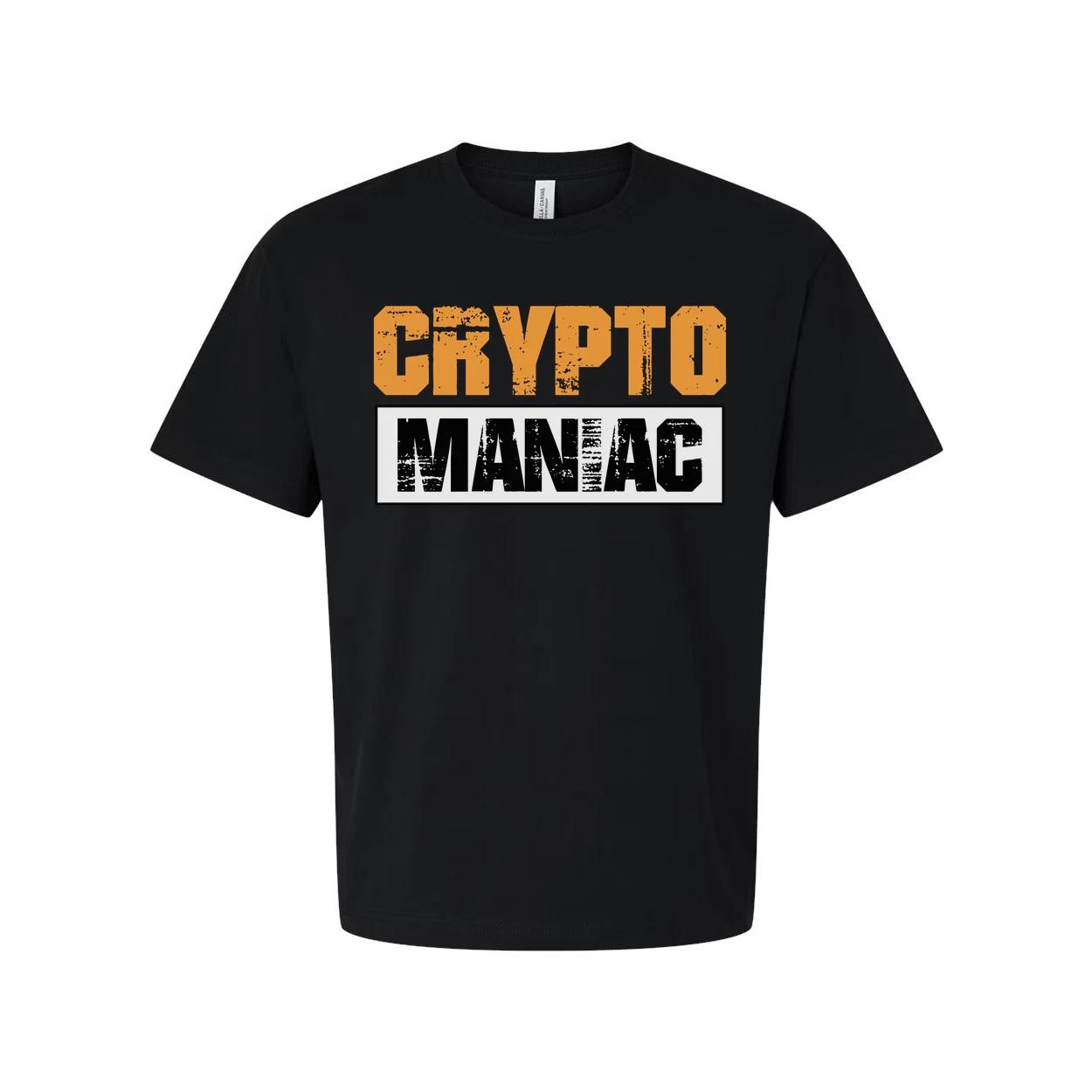 Графическая футболка Crypto Maniac для мужчин и женщин, унисекс, с коротким рукавом, с смелым принтом M
Графическая футболка Crypto Maniac для мужчин и женщин, унисекс, с коротким рукавом, с смелым принтом M