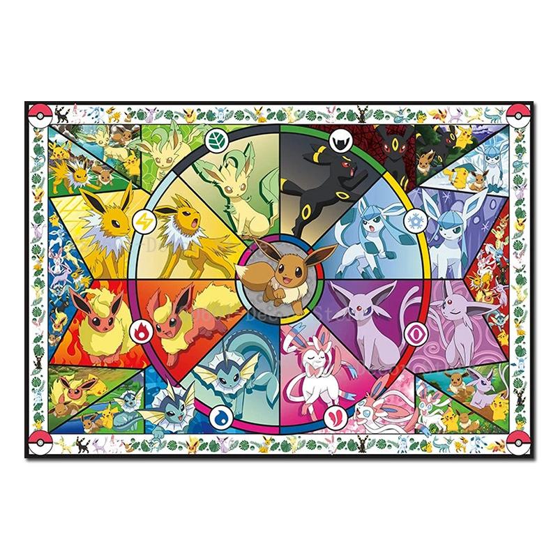 Pokemon Eeveelution Kawaii Poster Vaporeon Espeon Canvas Painting Wall Art Prints Living Room Decor Picture Mural Cuadros 21X30CMNo Framed
Pokemon Eeveelution Kawaii Poster Vaporeon Espeon Canvas Painting Wall Art Prints Living Room Decor Picture Mural Cuadros 21X30CMNo Framed